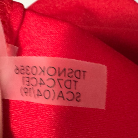 Tommy Hilfiger Vibrant Red Mini Dress pit 23 L 41” - Picture 6 of 6